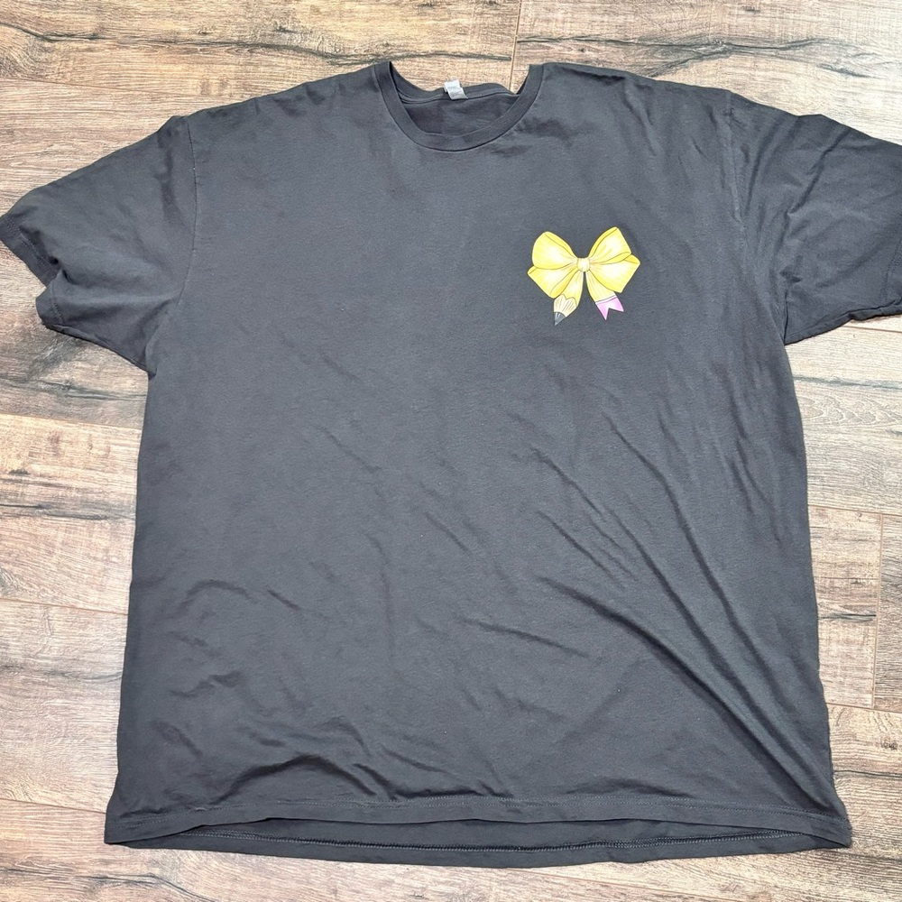 Next Level Apparel Dark Gray Teacher tee